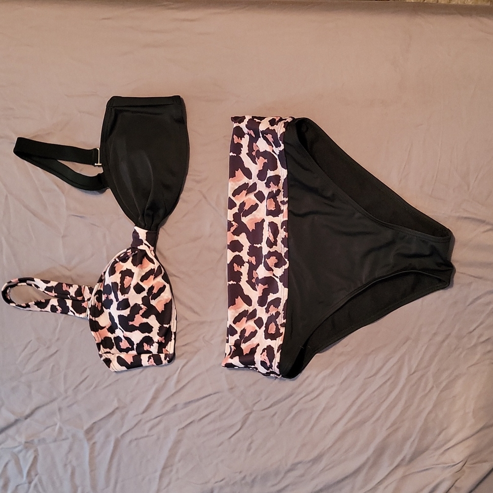 Cheetah print bikini